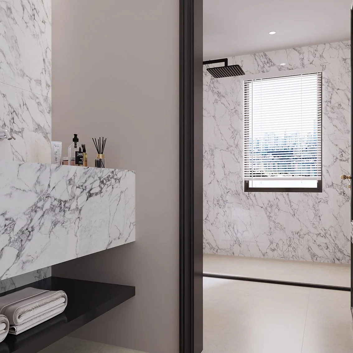 Alpine White Vein Polished 750x1500 750x1500x10mm tile NZ — image 3