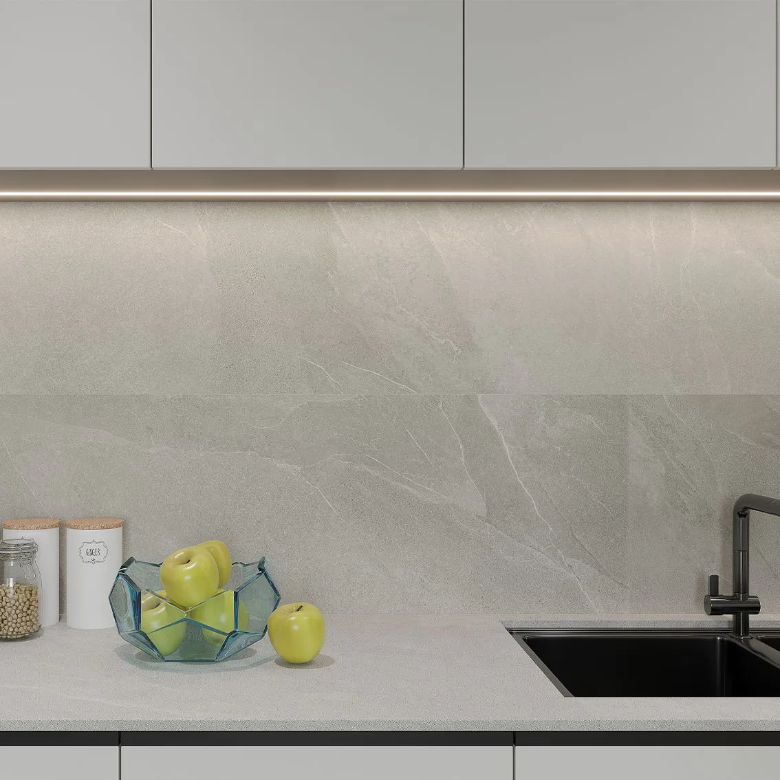 Impression Silver Natural  600x1200 600x1200x10mm tile NZ — image 2