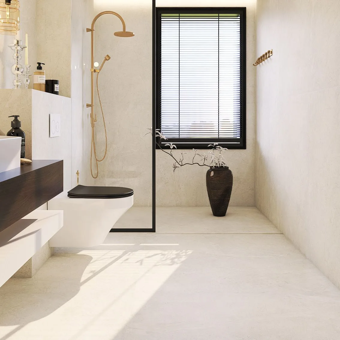 Losa Rock Light Cream Natural 600x1200 600x1200x10mm tile NZ — image 5