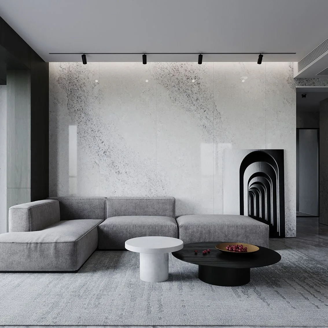 Gemstone Silver Polished 800x2600x9mm tile NZ — image 3