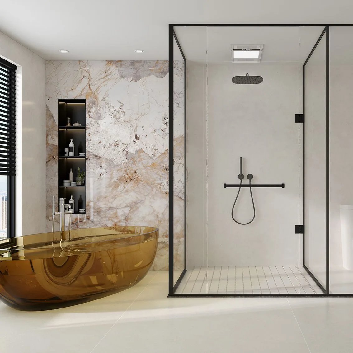 Pandora Gold Natural 1200x2700x6mm tile NZ — image 3