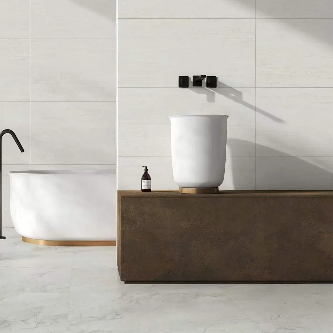 Travertine Light Cream 600x1200 600x1200x10mm tile NZ — image 3