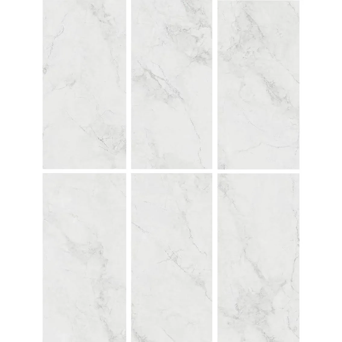 Natural Marble Light White 600x1200 600x1200x10mm tile NZ — image 2