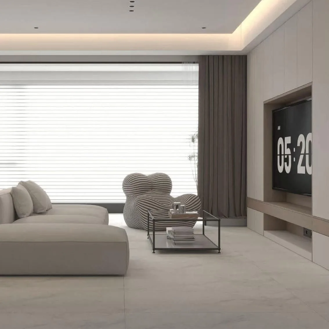 Natural Marble Light White 600x1200 600x1200x10mm tile NZ — image 3