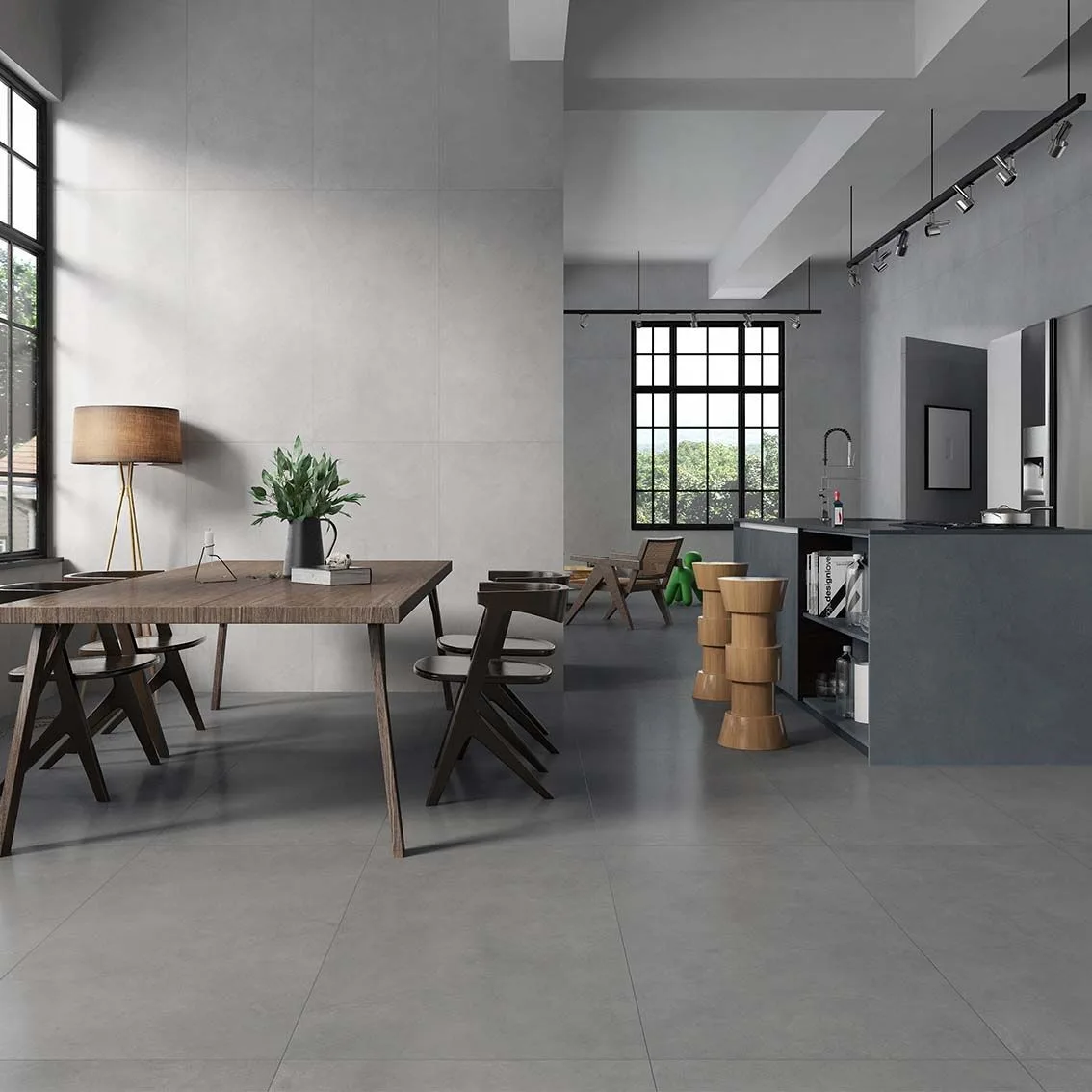 Cement Light Gery Matt 750x1500 750x1500x10mm tile NZ — image 3