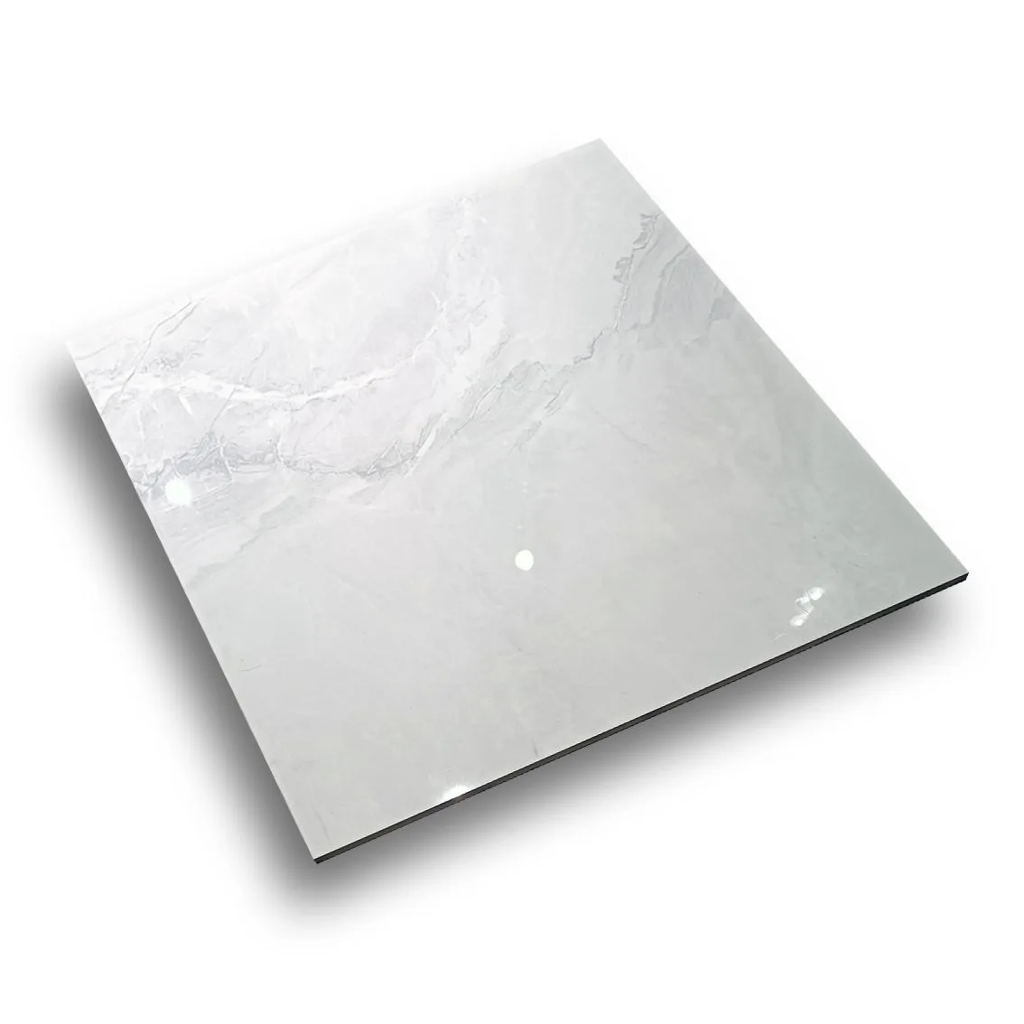 Fault Stone Light Grey Polished 600x600 600x600x8mm tile NZ