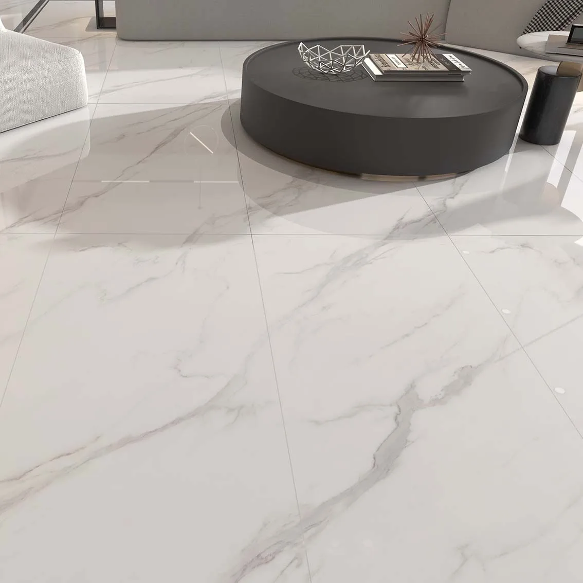 Carrara White Polished 600x1200 600x1200x10mm tile NZ — image 3