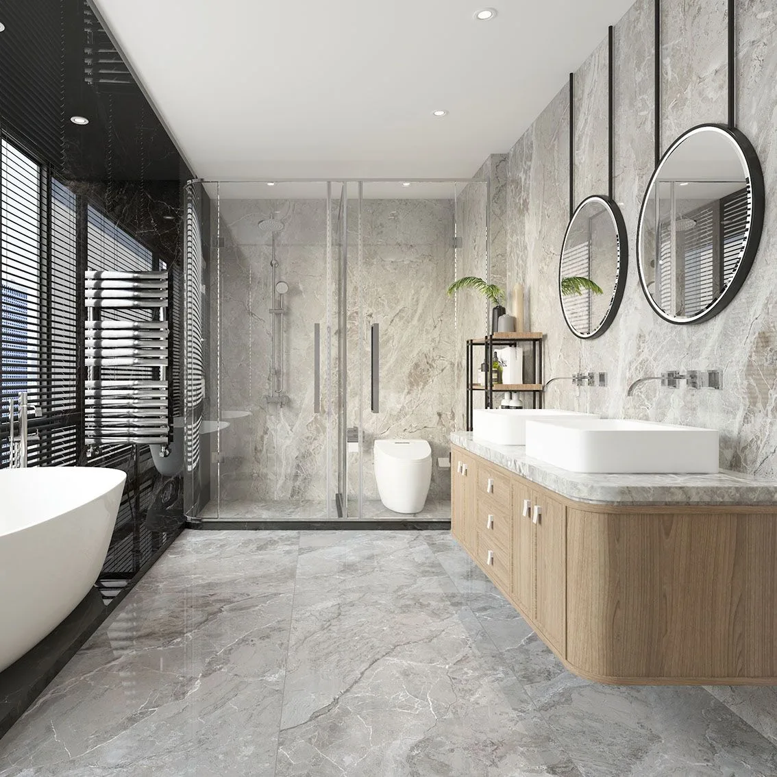 Ailo Grey Polished 800x2600x9mm tile NZ — image 5