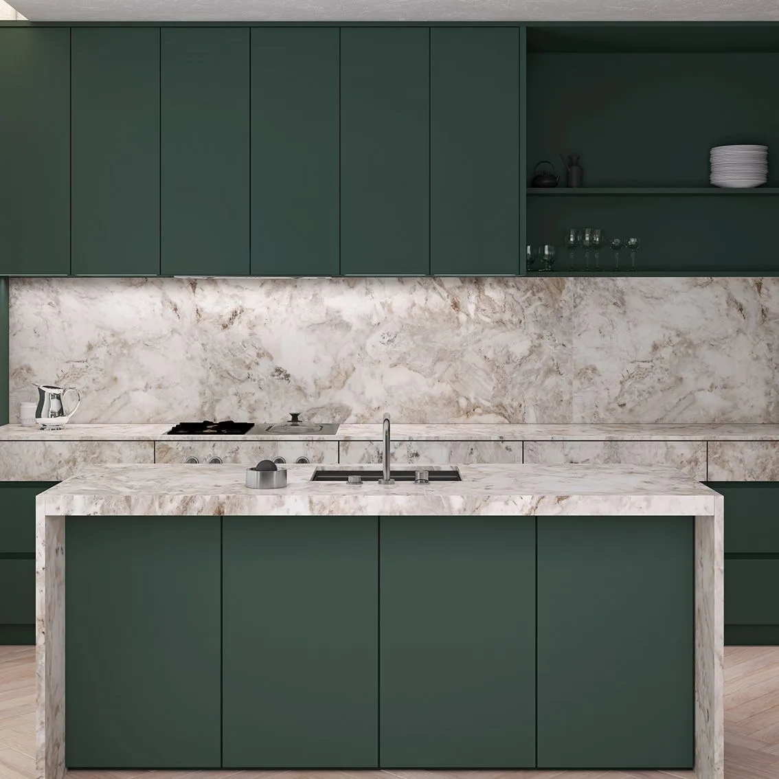 Van Gogh Gold Polished 1200x2700x6mm tile NZ — image 3