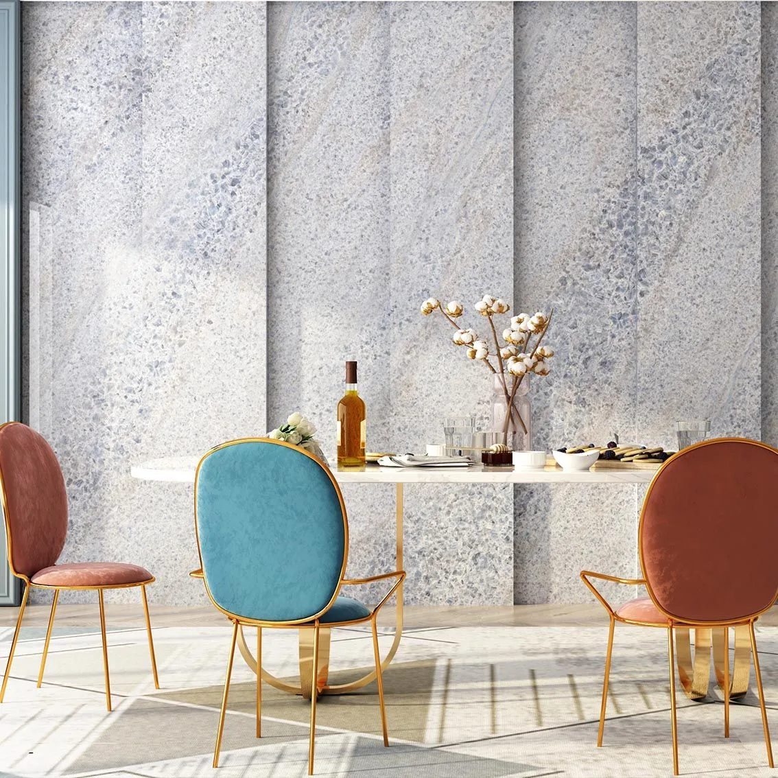Blue Gold Sand Polished 1200x2700x6mm tile NZ — image 4
