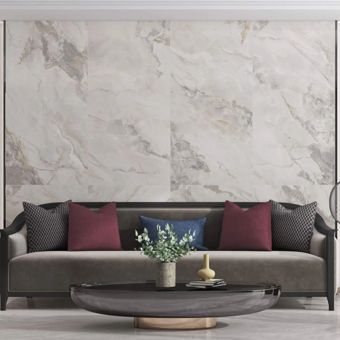 Smoke Stone Light Beige Polished 750x1500 750x1500x10mm tile NZ — image 5