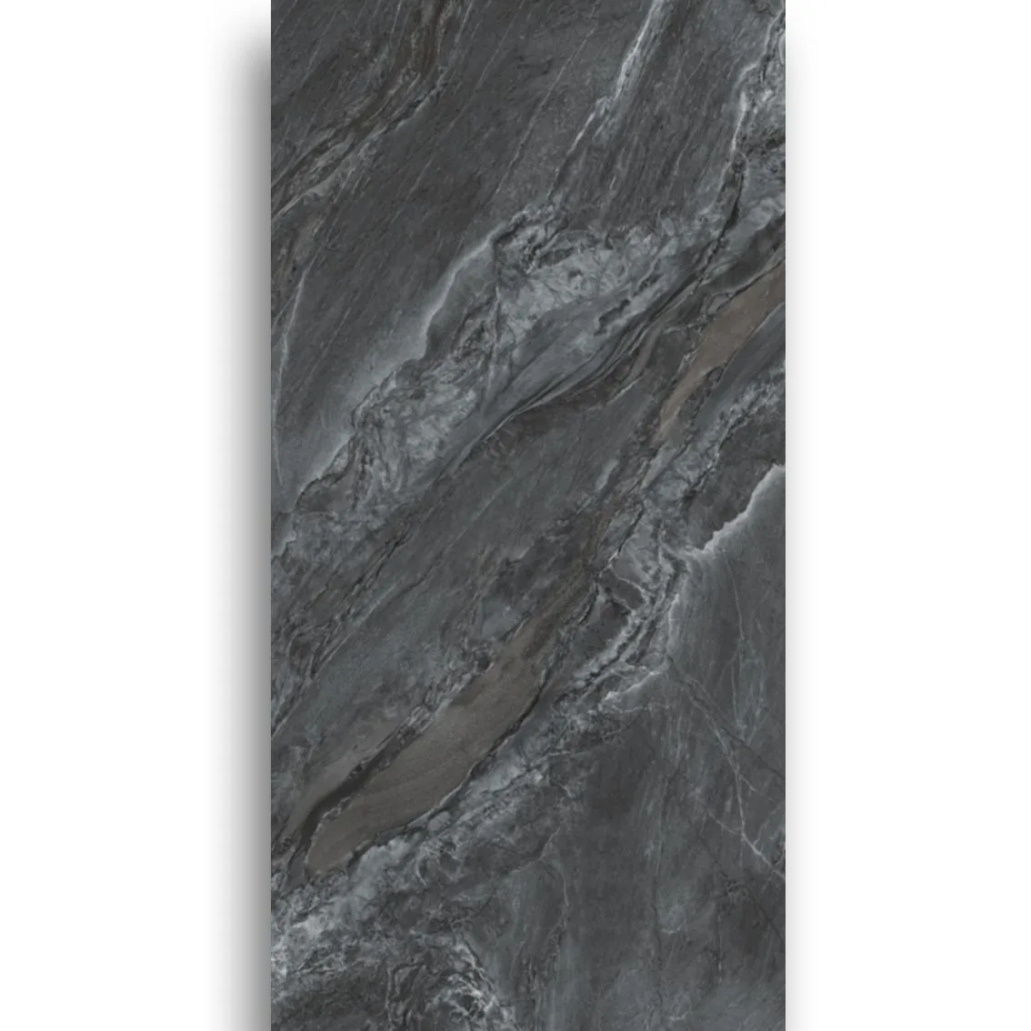 Smoke Stone Dark Gery Polished 750x1500 750x1500x10mm tile NZ — image 2