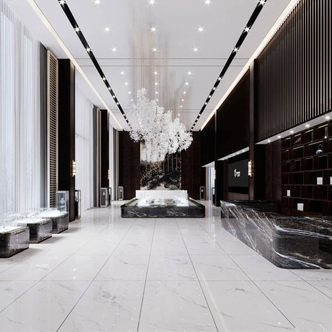 Calacatta White Polished 750x1500 750x1500x10mm tile NZ — image 3