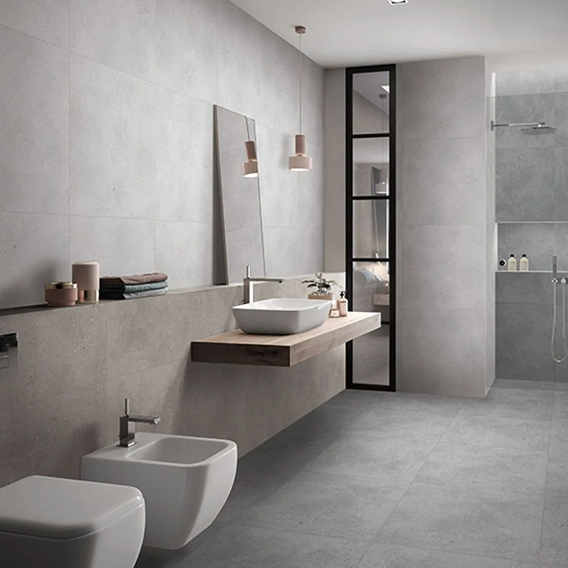Terrazzo Matt Cream 600x600 600x600x10mm tile NZ — image 5