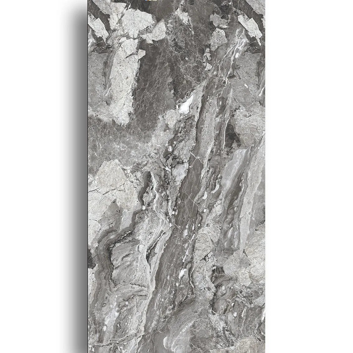 Cracked Stone Dark Grey 900x1800 900x1800x10mm tile NZ — image 2