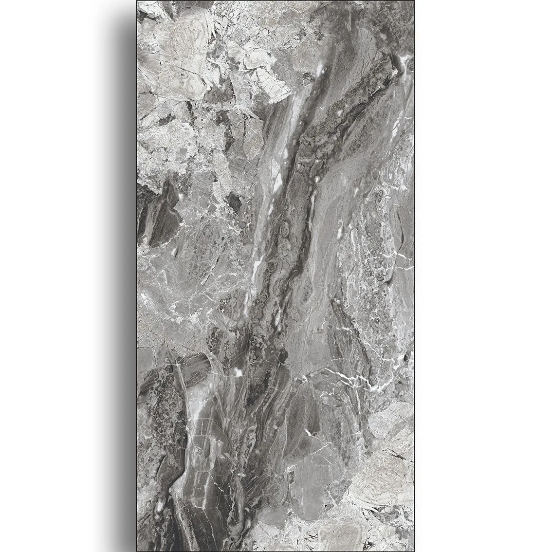 Cracked Stone Dark Grey 900x1800 900x1800x10mm tile NZ — image 3