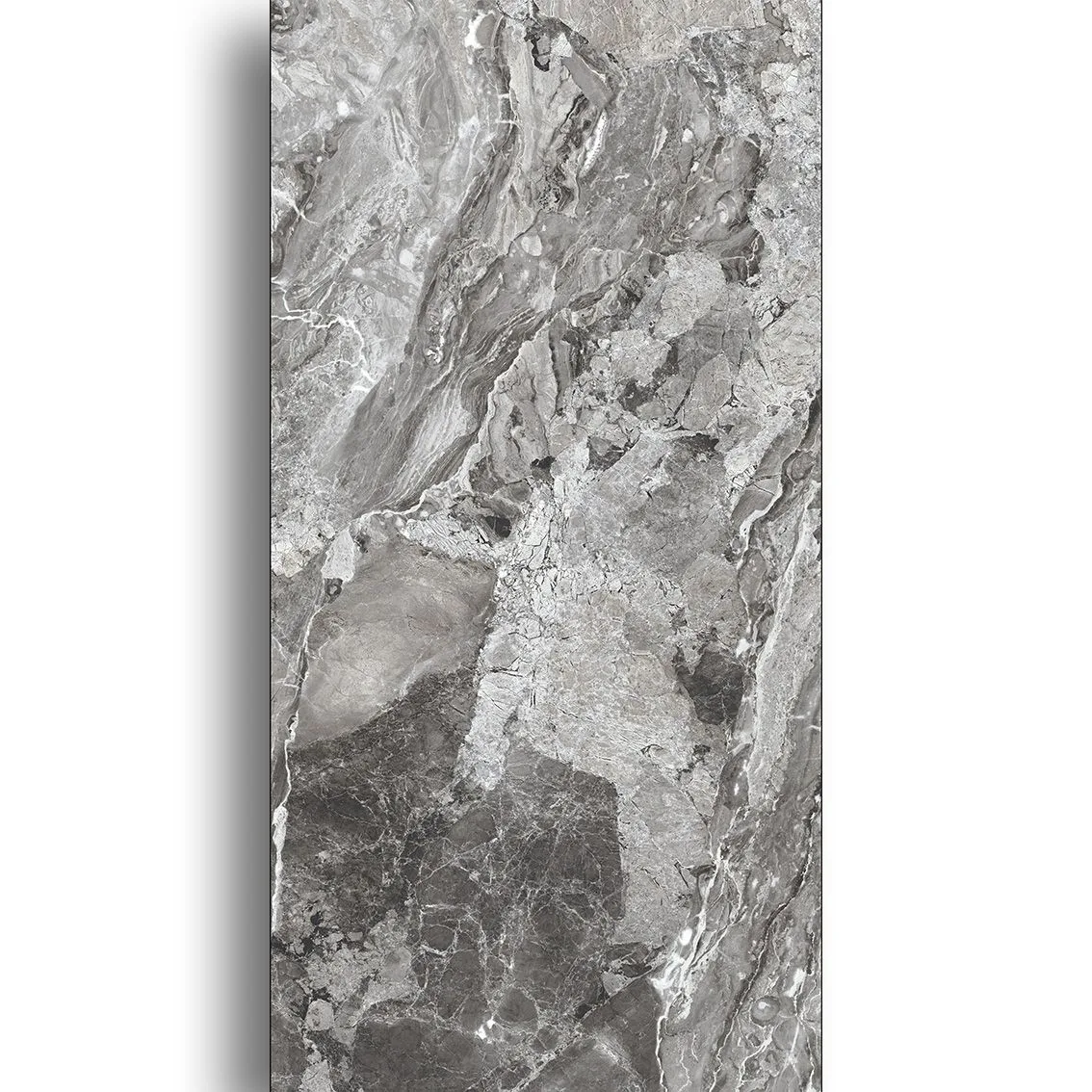 Cracked Stone Dark Grey 900x1800 900x1800x10mm tile NZ — image 4