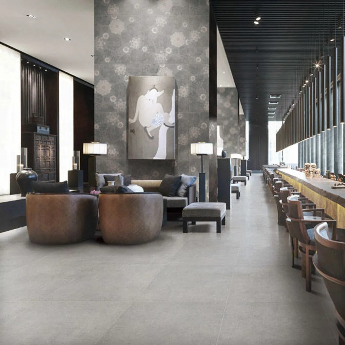 Pebble Light Grey 600x600 600x600x10mm tile NZ — image 5