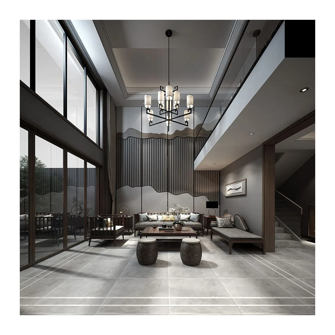 Cracked Concrete Dark Grey 600x600 600x600x10mm tile NZ — image 5