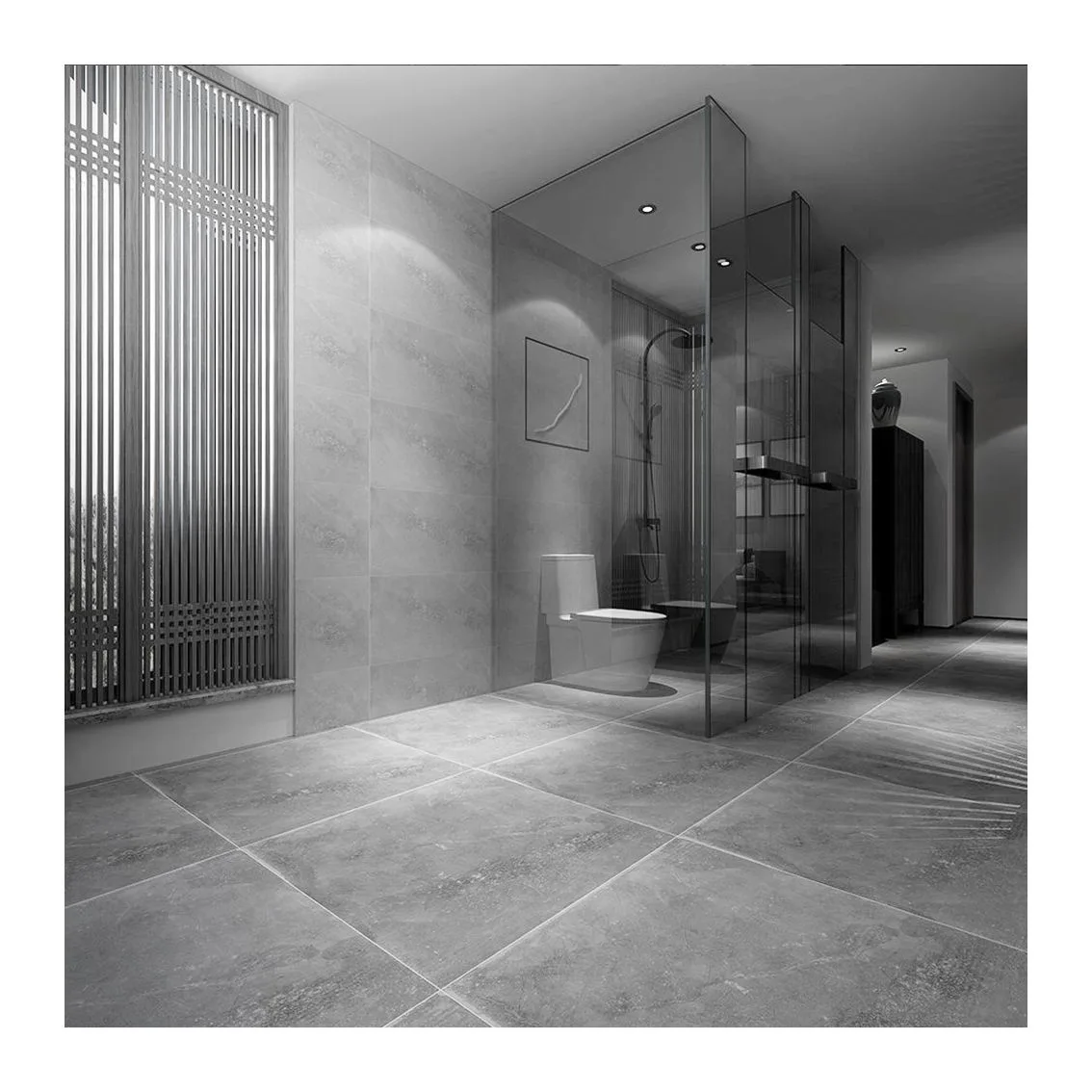 Cracked Concrete Grey 600x600 600x600x10mm tile NZ — image 5