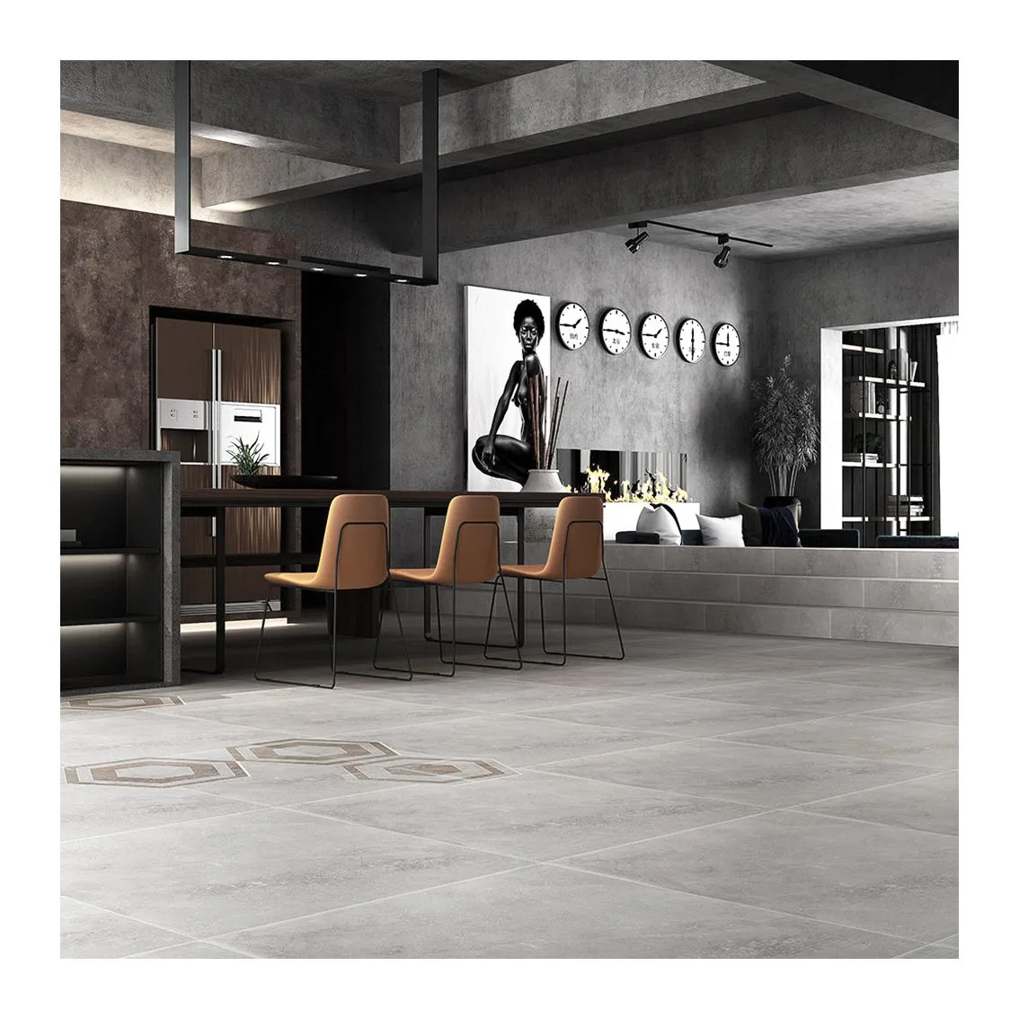Cracked Concrete Cream 600x600 600x600x10mm tile NZ — image 5