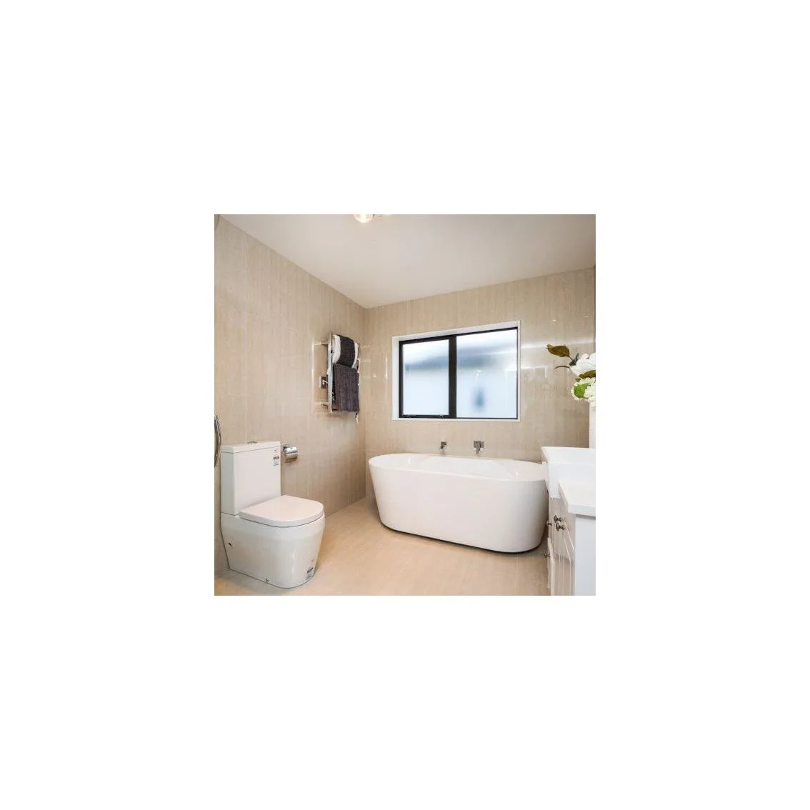 Newpearl Line Stone Cream 600x600 600x600x10mm tile NZ