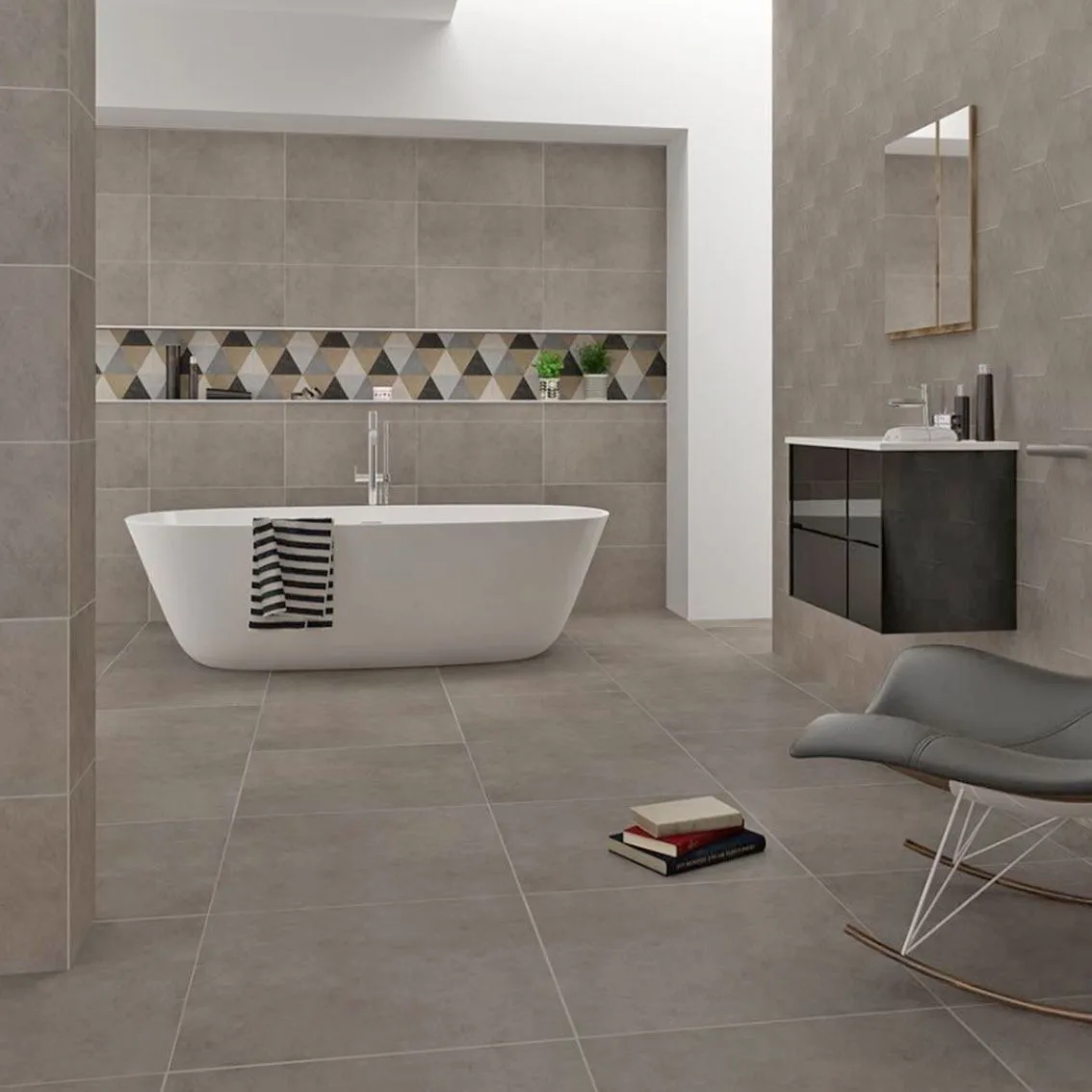 Concrete Light Beige 600x600 600x600x10mm tile NZ — image 5