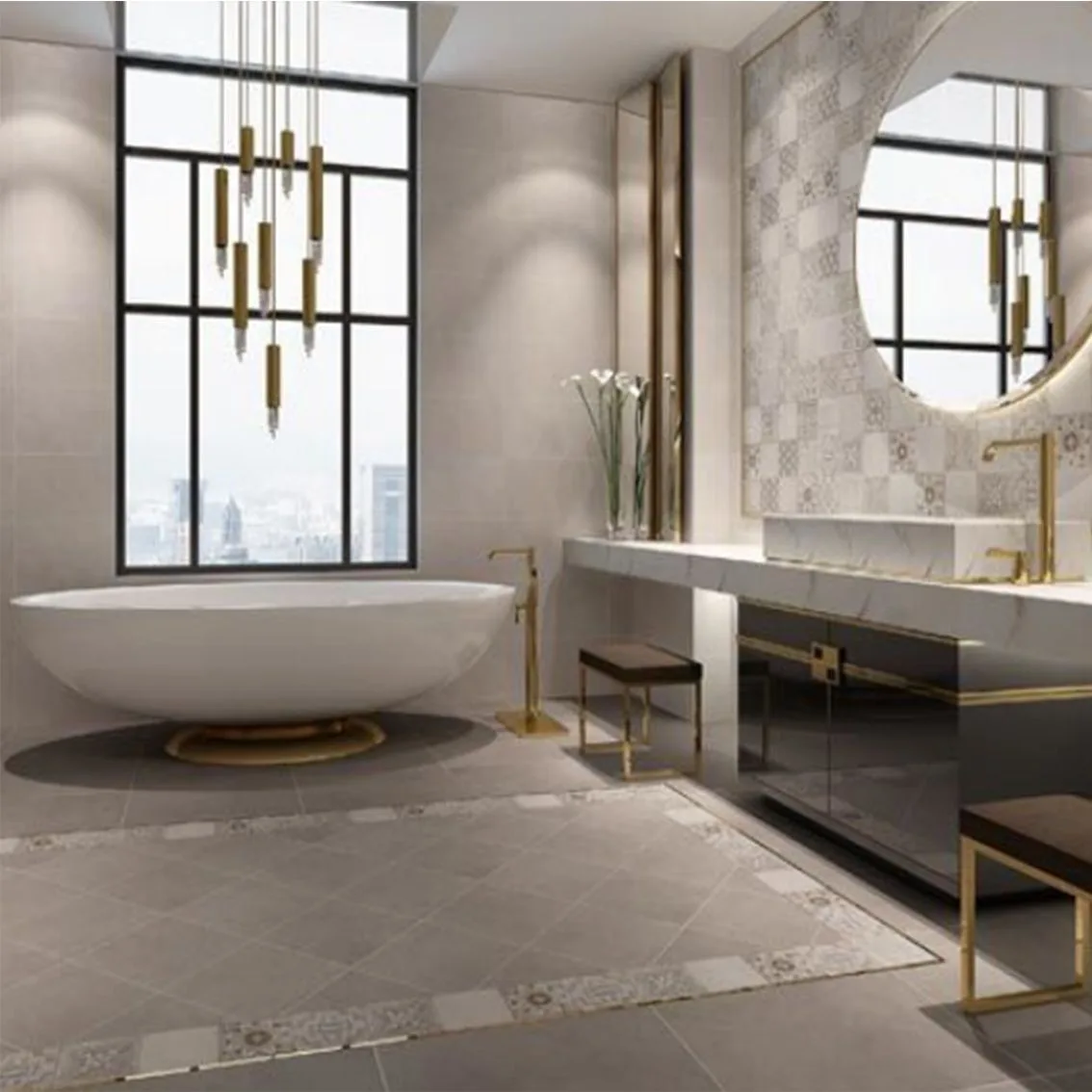 Concrete Cream 600x600 600x600x10mm tile NZ — image 5