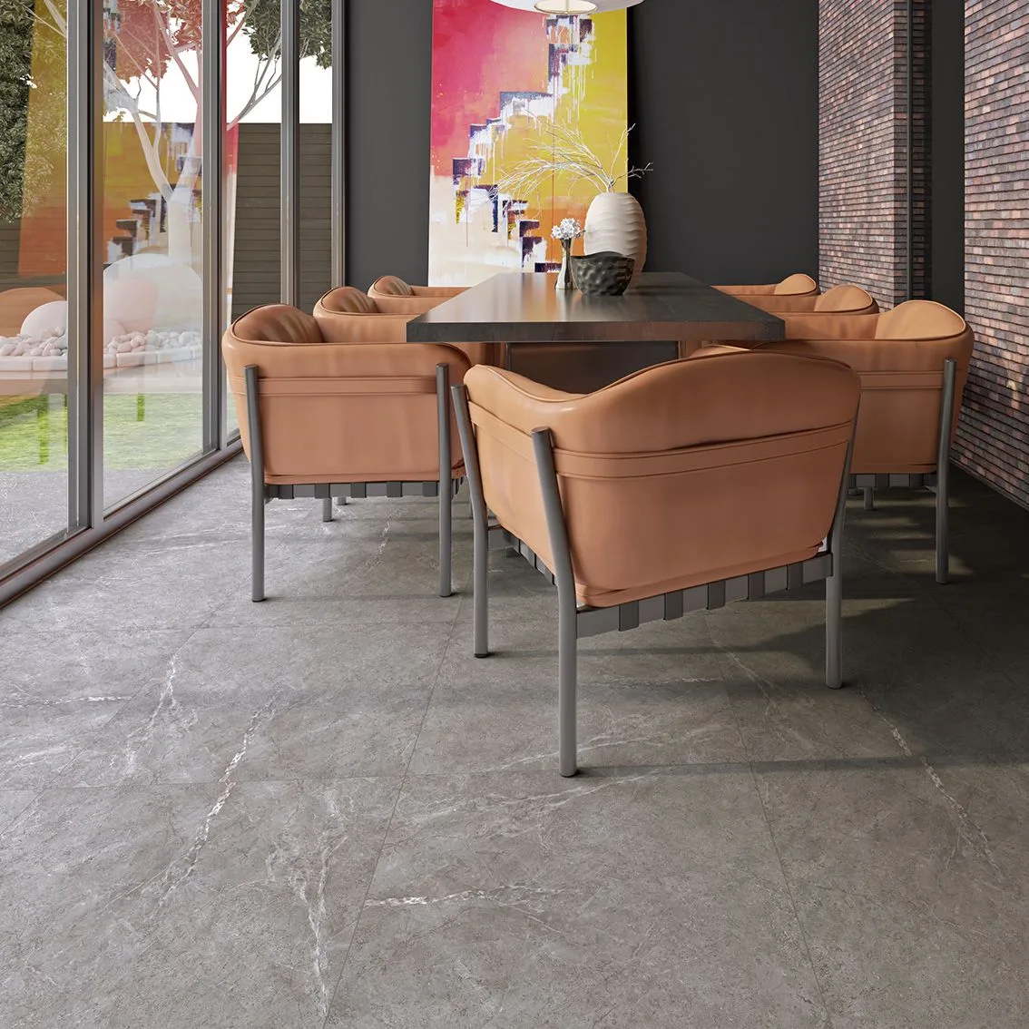 ECO Stone Grey Honed 600x600 600x600x10mm tile NZ — image 3
