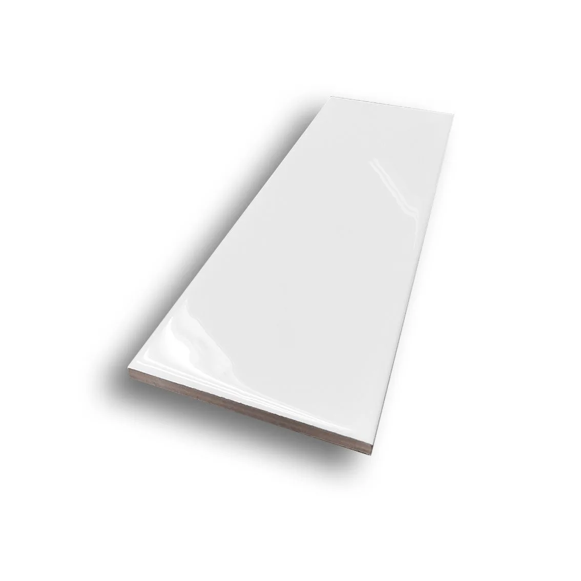 White Gloss 300x100 100x300x6mm tile NZ