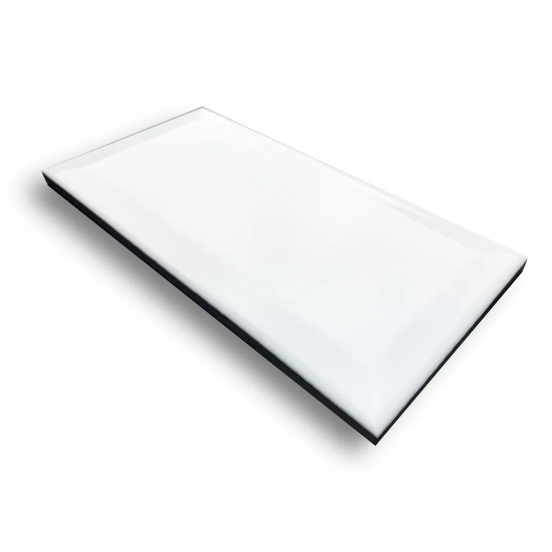 Edge White Gloss 200x100 100x200x8mm tile NZ — image 2