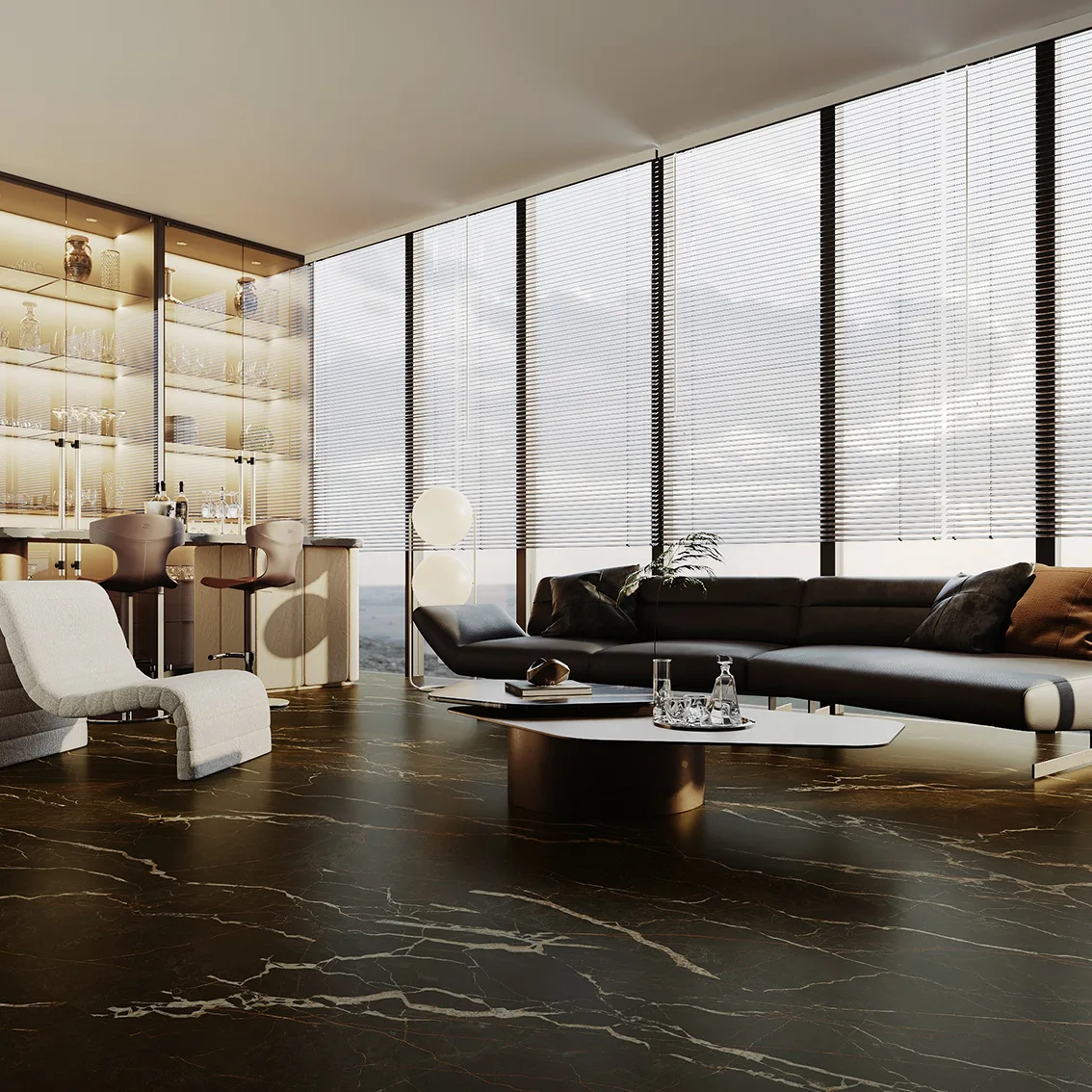 Noir Aurum Honed 750x1500 750x1500x10mm tile NZ — image 3