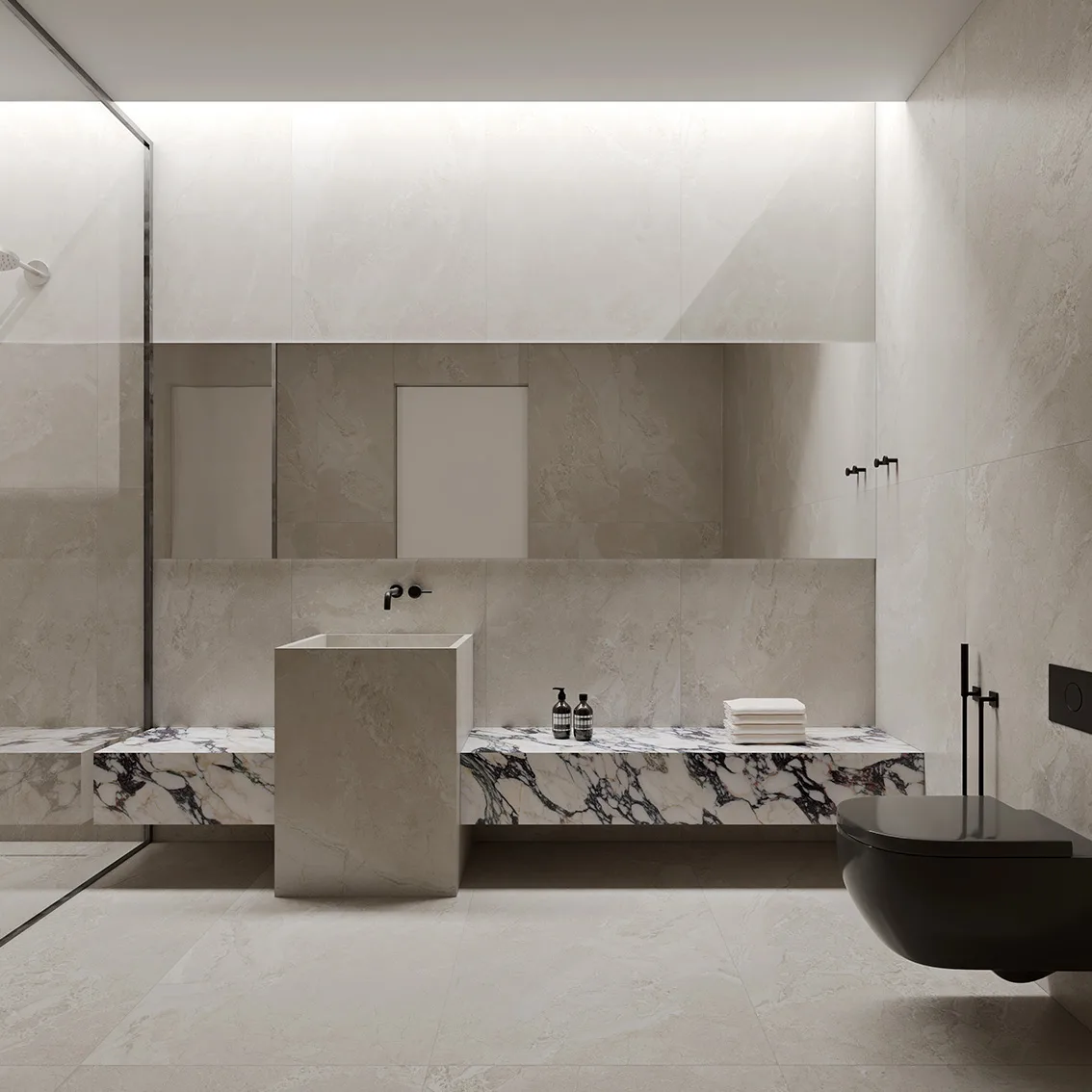 Taupe Serenity Honed 750x1500 750x1500x10mm tile NZ — image 3